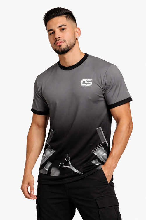 Cesar scissor barber Tee