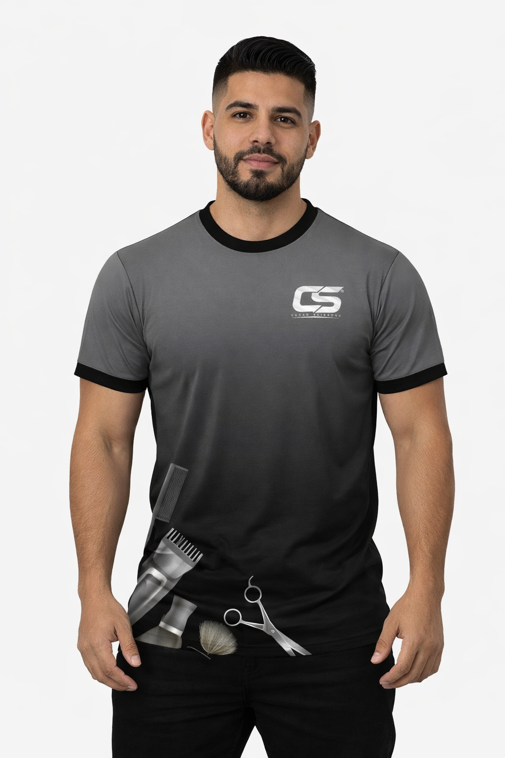 Cesar scissor barber Tee