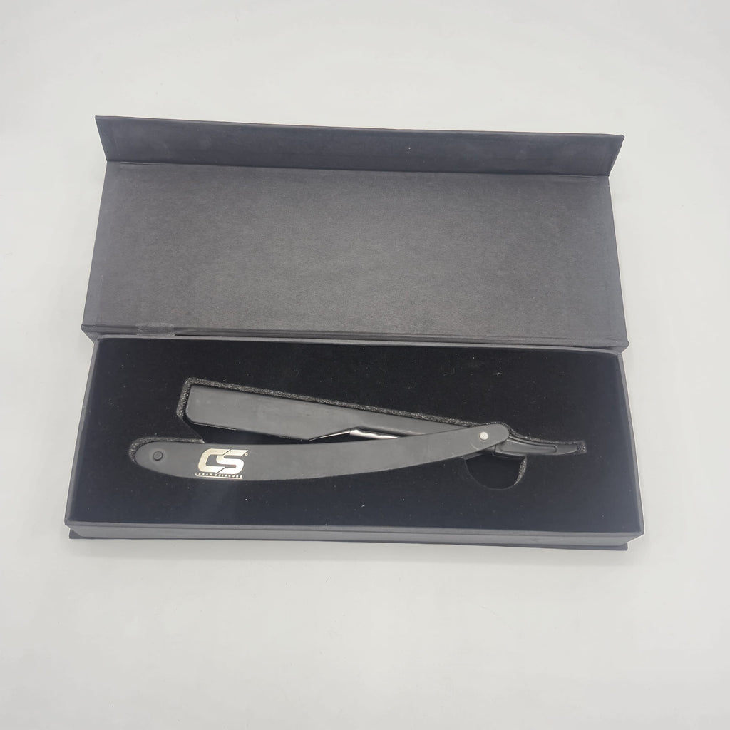 CesarScissors Precision Straight Razor (Matte Black)